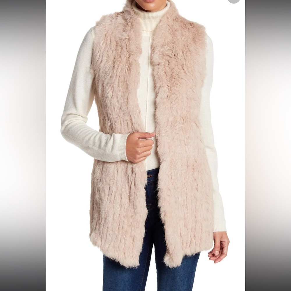Love Token Genuine Rabbit Fur Vest at Hautelook - Womens Vests - Picture 1 of 9